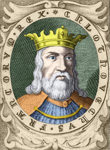 Portret Clovis I (w. 466 - 511) Król franków. autorstwa Unknown artist