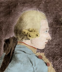 Portret Donacjana Alphonse Francois de Sade (1740-1814) (markiz de Sade) - po Van Loo autorstwa Unknown artist