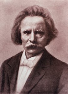 Portret Edvarda Griega (rysunek kredą) autorstwa Unknown artist