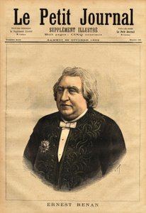 Portret Ernesta Renana (1823-1892), pisarza, filologa, filozofa i historyka. Popularny autor „Życia Jezusa”, który zawiera kontrowersję dotyczącą biografii Jezusa, przeredagowanej jako życiorys zwykłego człowieka i że Biblia musi być krytycznie autorstwa Unknown artist