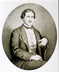Portret Gigio Caroli, kochanka Giuseppiny Raimondi, drugiej żony Giuseppe Garibaldiego. Prywatna kolekcja autorstwa Unknown artist