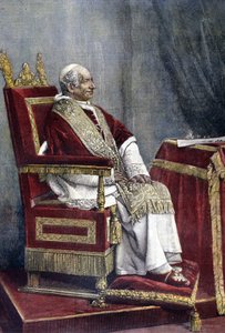 Portret Gioacchino PECCI, Leon XIII (1810 - 1903), 254 papież (1878 - 1903) autorstwa Unknown artist