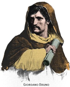 Portret Giordano Bruno (1548-1600). autorstwa Unknown artist