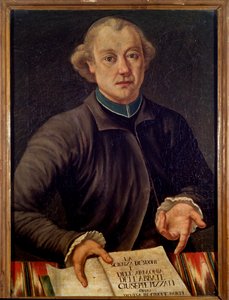 Portret Giuseppe Pizzati, włoskiego teoretyka muzyki (malarstwo) autorstwa Unknown artist