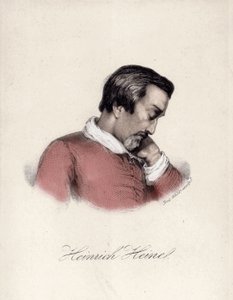 Portret Heinricha Heinego (1797-1856), niemieckiego pisarza. autorstwa Unknown artist