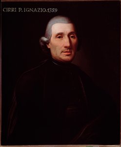 Portret Ignazio Cirri (1711-1787) włoskiego kompozytora Anonimowy obraz. 18 wiek. Bolonia, obywatelskie muzeum bibliograficzne autorstwa Unknown artist