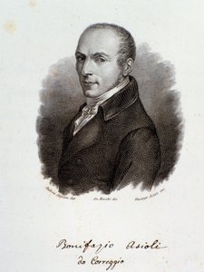 Portret włoskiego kompozytora Bonifazio Asioli (Grawerowanie. XIX w.) autorstwa Unknown artist