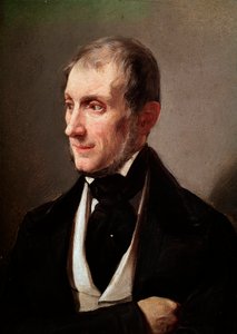 Portret włoskiego powieściopisarza i poety Tommaso Grossi (1790-1853) Malarstwo anonimowe. XIX-wieczny Mediolan, Museo di Milano - Portret włoskiego poety i powieściopisarza Tommaso Grossi 1790-1853. Anonimowe malowanie autorstwa Unknown artist