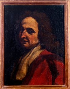 Portret włoskiego piosenkarza Stefano Landiego (1587-1639) Anonimowy obraz. 18 wiek. Bolonia, Muzeum Miejskie Muzeum Bibliograficzne autorstwa Unknown artist