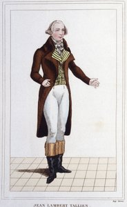 Portret Jeana Lamberta (Jean-Lambert) Tallian. Polityk francuski (1767-1820) Zastępca Konwentu Grawerowanie z 1830 r autorstwa Unknown artist