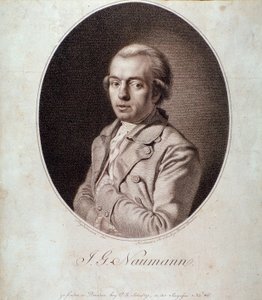 Portret Johanna Gottlieba Naumanna (rycina) autorstwa Unknown artist
