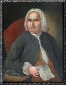 Portret Jana Sebastiana Bacha - Johann Emanuel Goebel (1720-1759). Olej na płótnie, przed 1754. Dom Bacha w Eisenach autorstwa Unknown artist