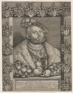 Portret Jana Fryderyka I „Wielkoduszny”, elektor saski autorstwa Unknown artist