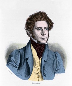 Portret Josepha Lannera Austriackiego kompozytora, skrzypka i dyrygenta (1801-1843). autorstwa Unknown artist