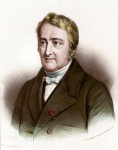 Portret Josepha Pelletiera (1788 - 1842) francuskiego chemika. Rycina XIX wieku. Prywatna kolekcja. autorstwa Unknown artist