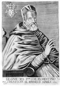Portret Leona XI (Aleksander Medyceuszy) (1535-1605). autorstwa Unknown artist