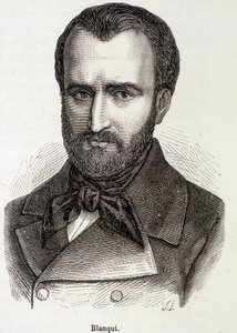 Portret Louis Auguste (Louis-Auguste) Blanqui (1805-1881) Francuski socjalista i teoretyk rewolucji autorstwa Unknown artist