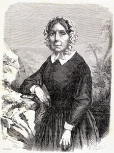 Portret Madame Idy Pfeiffer (1798-1858), austriackiej podróżniczki. autorstwa Unknown artist