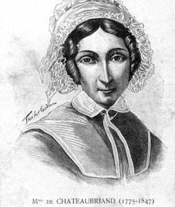 Portret Mme de Chateaubriand (1775 - 1847) - w „Les Contemporains””, b.d. koniec XIX wieku. autorstwa Unknown artist