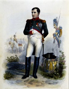 Portret Napoleona Ier. Rycina z XIX wieku. autorstwa Unknown artist