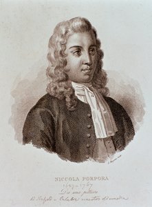 Portret Niccoli Porpory (rycina autorstwa Unknown artist