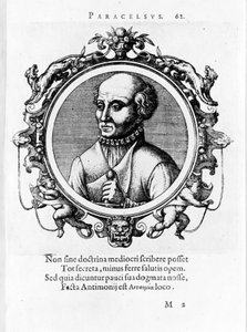Portret Philippa Aureolus Theophrastus Bombast von Hohenheim Paracelsus autorstwa Unknown artist