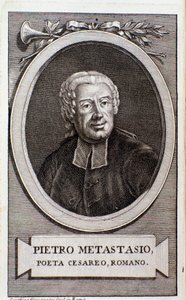 Portret Pietro Metastasio (rycina) autorstwa Unknown artist