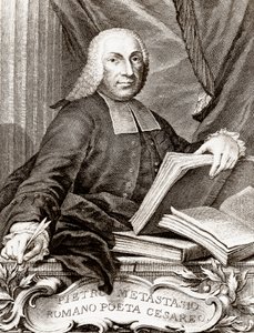 Portret Pietro Trapassi, zwany Pietro Metastasio (Metastase) (1698-1782) włoski poeta i librecista autorstwa Unknown artist