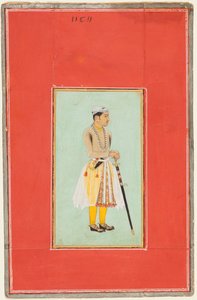 Portret księcia Sur Singh Rathor z Bikaner (1594-1631) autorstwa Unknown artist