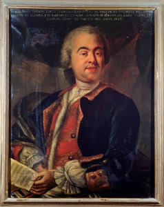Portret Riccardo Broschiego, włoskiego kompozytora (malarstwo autorstwa Unknown artist