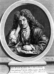 Portret Richarda Delalande, nadinspektora Muzyki Króla; b. 15 XII 1657 w Paryżu; d. 18 stycznia 1726. autorstwa Unknown artist