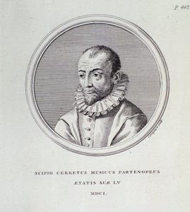 Portret Scipione Cerreto (rycina) autorstwa Unknown artist
