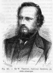 Portret Sir Williama Thomsona, Lorda Kelvina (1824-1907) - w „Cuda nauki” Louisa Figuiera autorstwa Unknown artist