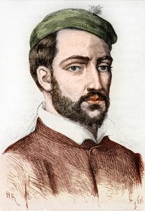 Portret Teodora Gericaulta, francuskiego malarza (1791 - 1824) - w "L