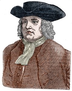 Portret Williama Penna (1644-1718) Założyciela Pensylwanii. Angielski reformator religijny i publicysta. autorstwa Unknown artist