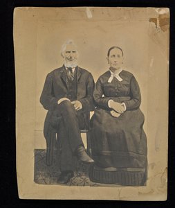 [Portret siedzącej pary] autorstwa Unknown artist