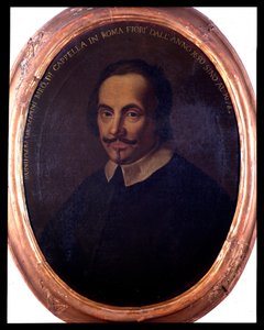 Portret włoskiego kompozytora Bonifazio Grazianiego (1604/1605-1664) Malarstwo anonimowe. 18 wiek. Bolonia, Muzeum Miejskie Muzeum Bibliograficzne autorstwa Unknown artist