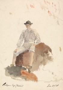 Chłopiec z Portugalii (Madera) 25 stycznia 1868 r autorstwa Unknown artist