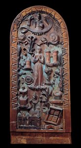 Pochwała Matki Boskiej Rzeźbionej z drewna. Chartres z XVI wieku, Musee des Beaux Arts autorstwa Unknown artist