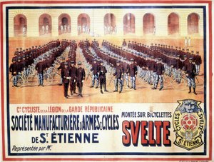 Prezentacja firmy rowerowej Legionu Gwardii Republikańskiej: Société manufacturière d