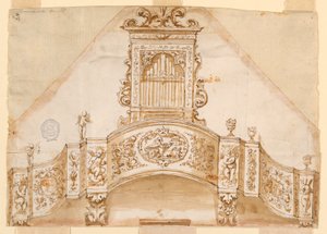 Projekt: Organ chór i organy z alternatywnymi propozycjami autorstwa Unknown artist