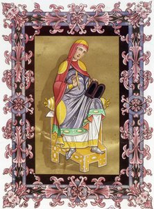 Radegonde (ok. 520 - 587), królowa Francji, żona Clotaire
