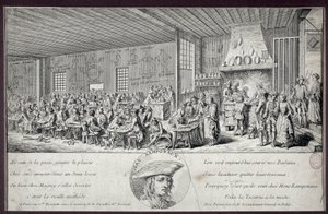 Tawerna Ramponaux Ten popularny kabaret został założony przez Jeana Ramponaux (Ramponneau lub Ramponeau autorstwa Unknown artist