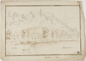 Rhinefelts i Saint Goar autorstwa Unknown artist
