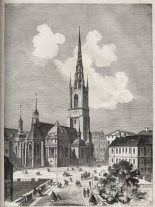 Kościół Riddarholmen - Kościół Riddarholm w Sztokholmie - 1866 - autorstwa Unknown artist