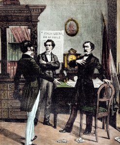 Risorgimento: Pięć dni Mediolanu (Cinque giornate di Milano) (18-22 marca 1848): jest to jeden z pierwszych epizodów rewolucji 1848 roku (część pierwszej włoskiej wojny o niepodległość), w której powstali mediolańczycy powstańczy ludność przeciwko autorstwa Unknown artist