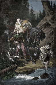Rudolf Habsburga i Kapłan - Rodolf I Świętego Cesarstwa (Rodolf IV Habsburga autorstwa Unknown artist
