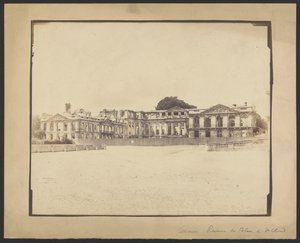 [Ruiny zamku Saint-Cloud] autorstwa Unknown artist