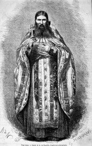Papież rosyjski, rysunek z fotografii autorstwa Unknown artist