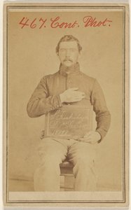 [S. Frankenberger D. 1st Pa. Cav. 18797, ofiara wojny secesyjnej]. autorstwa Unknown artist